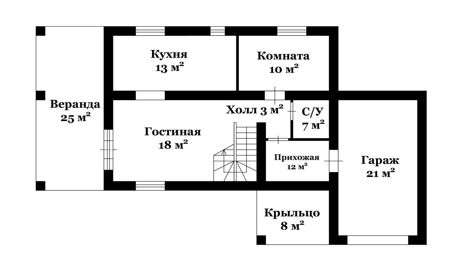 купить загородный дом DHZ144-2