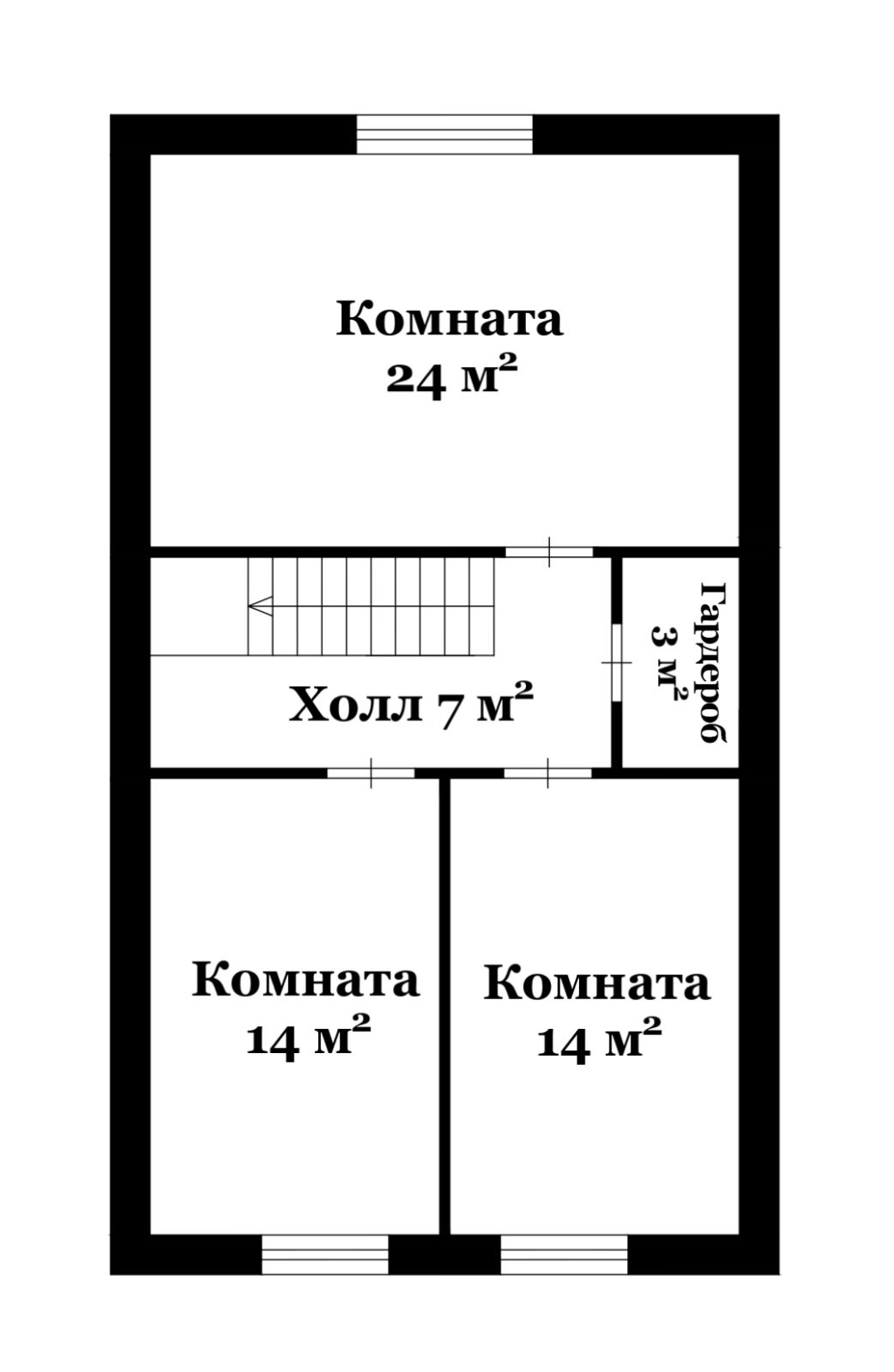 купить загородный дом DHZ82 2 эт
